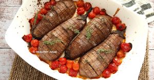 Recette Aubergines hasselback
