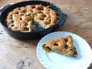 Recette Gâteau aux prunes, reine claudes