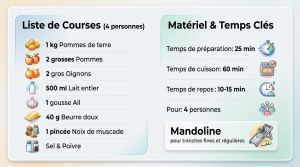 Recette Gratin sans crème : la recette fondante aux pommes