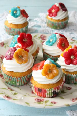 Recette Cupcakes Fleuris