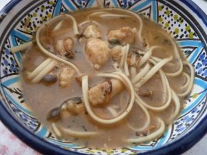 Recette Soupe Ramen au congre (ou lotte)