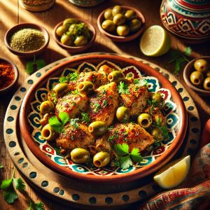 Recette Poulet aux Olives au Thermomix TM6: Un Délice Inspiré du Tajine de Poulet