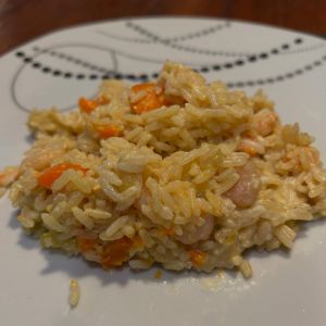 Recette Riz au curry et crevettes au cookeo