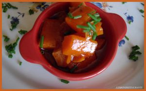 Recette Carottes au jambon de pays