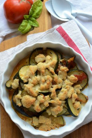 Recette Crumble de courgettes #végétarien