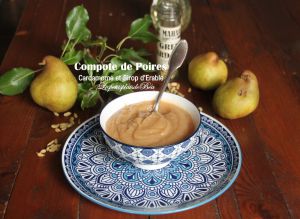 Recette Compote de poires à la cardamome et au sirop d'érable