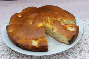 Recette Gâteau moelleux aux pêches