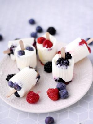 Recette Glace au yaourt et aux fruits