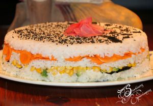 Recette Sushi Cake