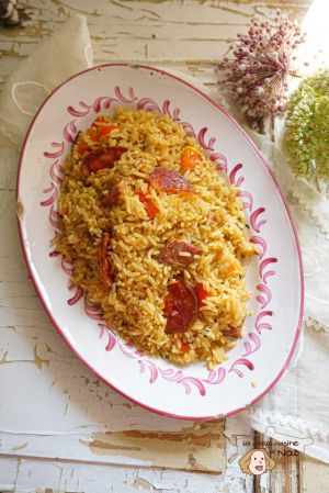 Recette Riz au chorizo