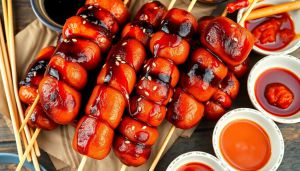 Recette Brochettes Sotteok Sotteok Coréennes