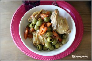 Recette Tajine zitoune (poulet aux olives )