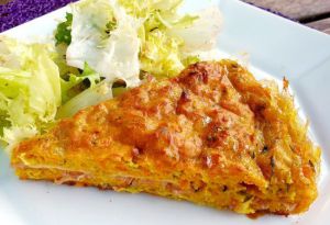 Recette Rösti géant courgettes-carottes-cheddar