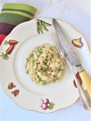 Recette Risotto aux petits pois