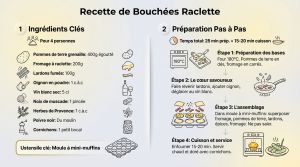 Recette Bouchées raclette recette : l’apéro d’hiver facile