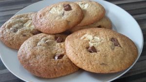 Recette Cookies chunks ( gros morceaux chocolats)