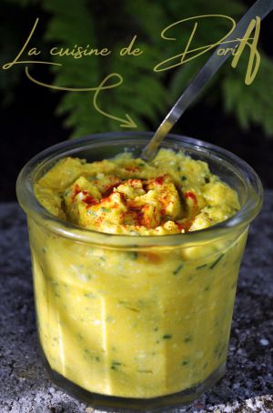 Recette Tartinade de courgette jaune et fêta