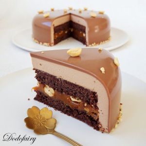 Recette Entremets Snickers