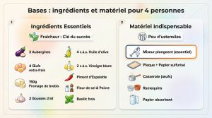 Recette Œuf poché caviar aubergine : le fondant idéal