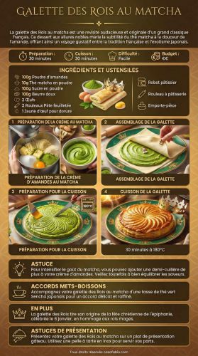 Recette Galette des Rois au Matcha