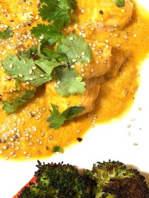 Recette Saumon Express au Curry (Ig Bas)