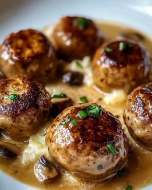 Recette Boulettes Crémeuses Champignons : Recette Savoureuse et Facile