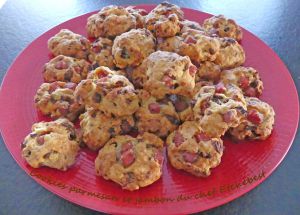 Recette Cookies parmesan et jambon du chef Etchebest *