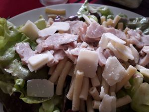 Recette Salade de pâtes poulet et parmesan