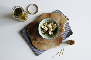 Recette Tofu mariné façon feta