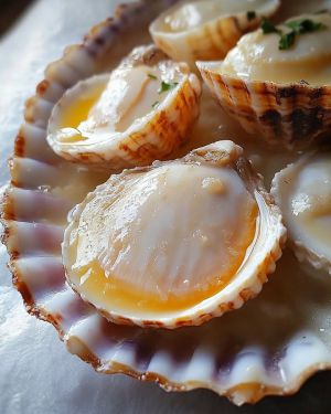 Recette Coquilles Saint-Jacques Crémeuses : Recette Facile