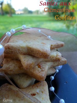 Recette Sablés aux Clémentines Confites