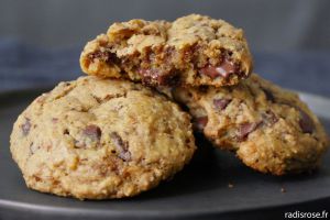 Recette Cookies moelleux pépites de chocolat amande