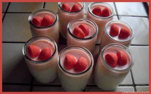Recette Yaourts aux fraises tagada