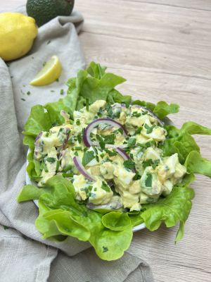 Recette Salade d’oeuf à l’avocat