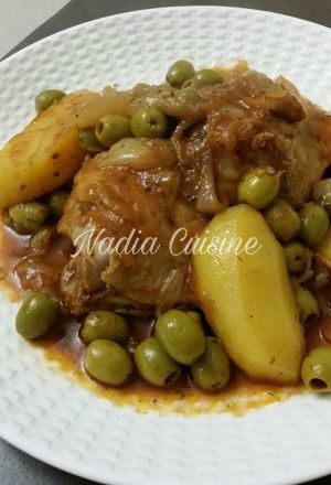 Recette Cuisses de poulet aux olives et pommes de terre COOKEO