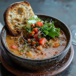 Recette Soupe de lentilles corail au lait de coco : Recette facile et savoureuse