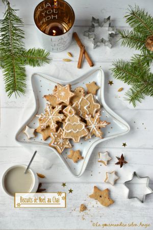 Recette Biscuit parfumés au Chaï #Noël vegan