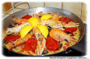 Recette Paella aux fruits de mer