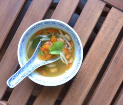 Recette Soupe thai aux crevettes