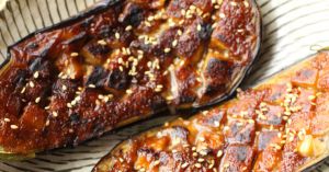Recette Aubergines sous le grill au miso à la japonaise (nasu dengaku)