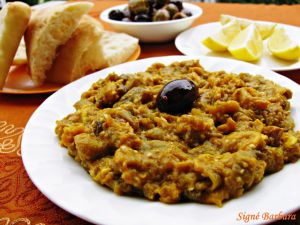 Recette Zaalouk (caviar d'aubergines à la marocaine)