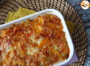 Recette Gratin au potiron et au fromage, parfait pour l'automne!