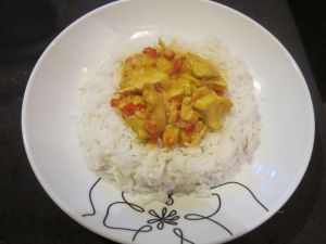 Recette Poulet sauce curry