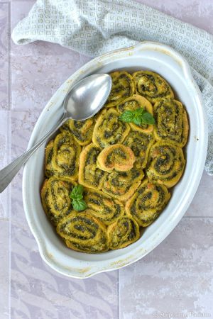 Recette Roulés au pesto façon chinois brioché {sans gluten}
