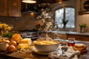 Recette Sa soupe à l’oignon gratinée fait fondre tout le monde (recette culte)