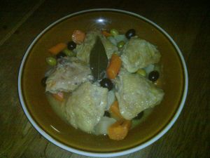 Recette Poulet aux olives