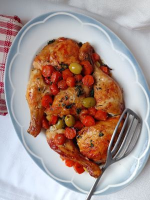 Recette Cuisses de poulet aux olives