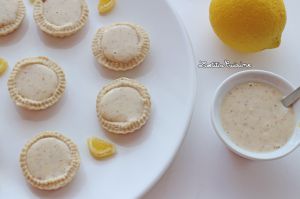 Recette Mini tartelettes de lemon curd aux haricots blancs {Vegan}