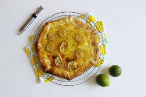 Recette Tarte au citron vert et fromage frais