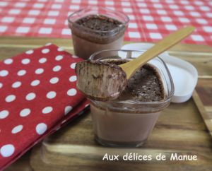 Recette Yaourts au chocolat et lait concentré non sucré, à la yaourtière